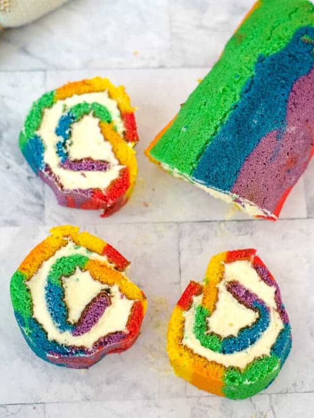 Keto Rainbow Cake Roll Divalicious Recipes