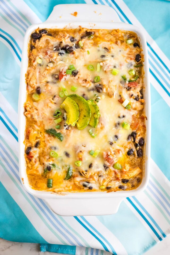 Keto Mexican Chicken Casserole