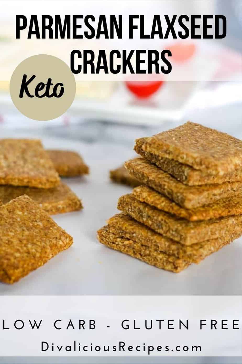 FlaxSeed Crackers with Parmesan - Divalicious Recipes