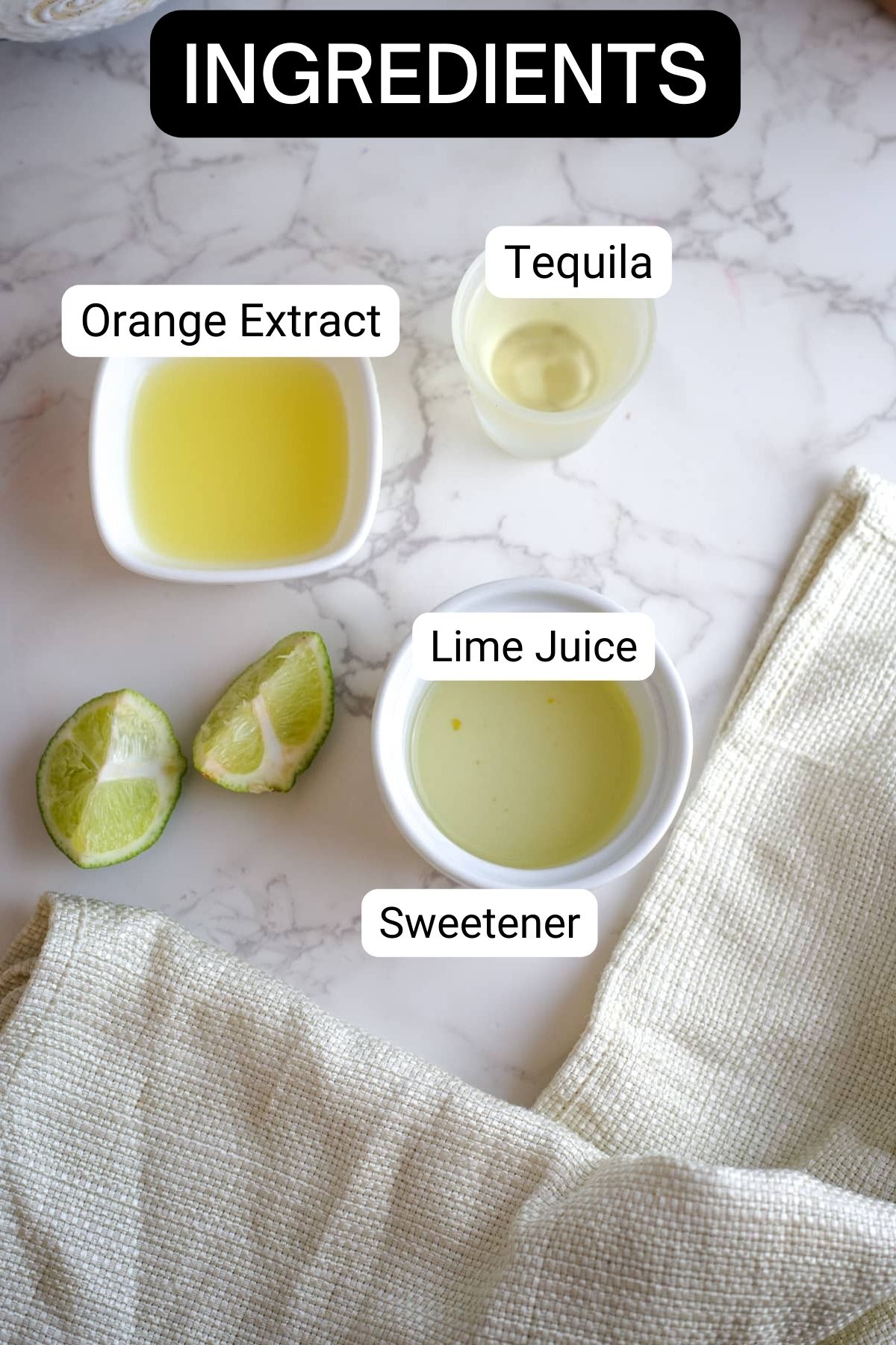 low carb margarita ingredients