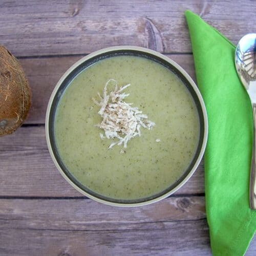 broccoli coconut soup