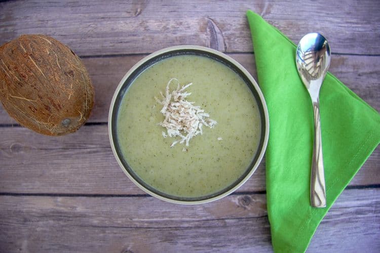 broccoli coconut soup