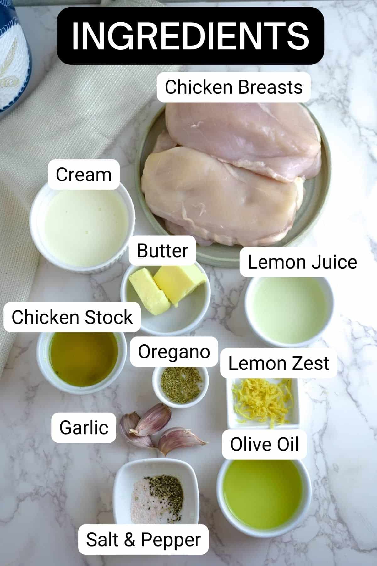 lemon chicken ingredients