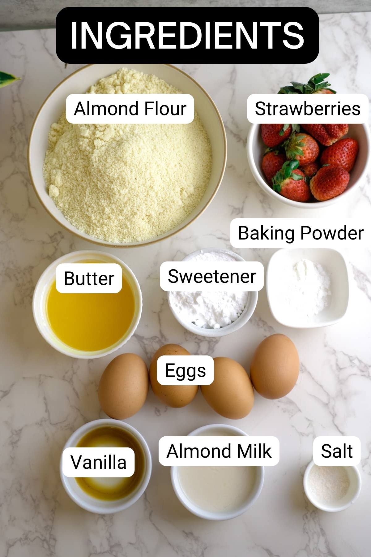 almond flour muffin ingredients