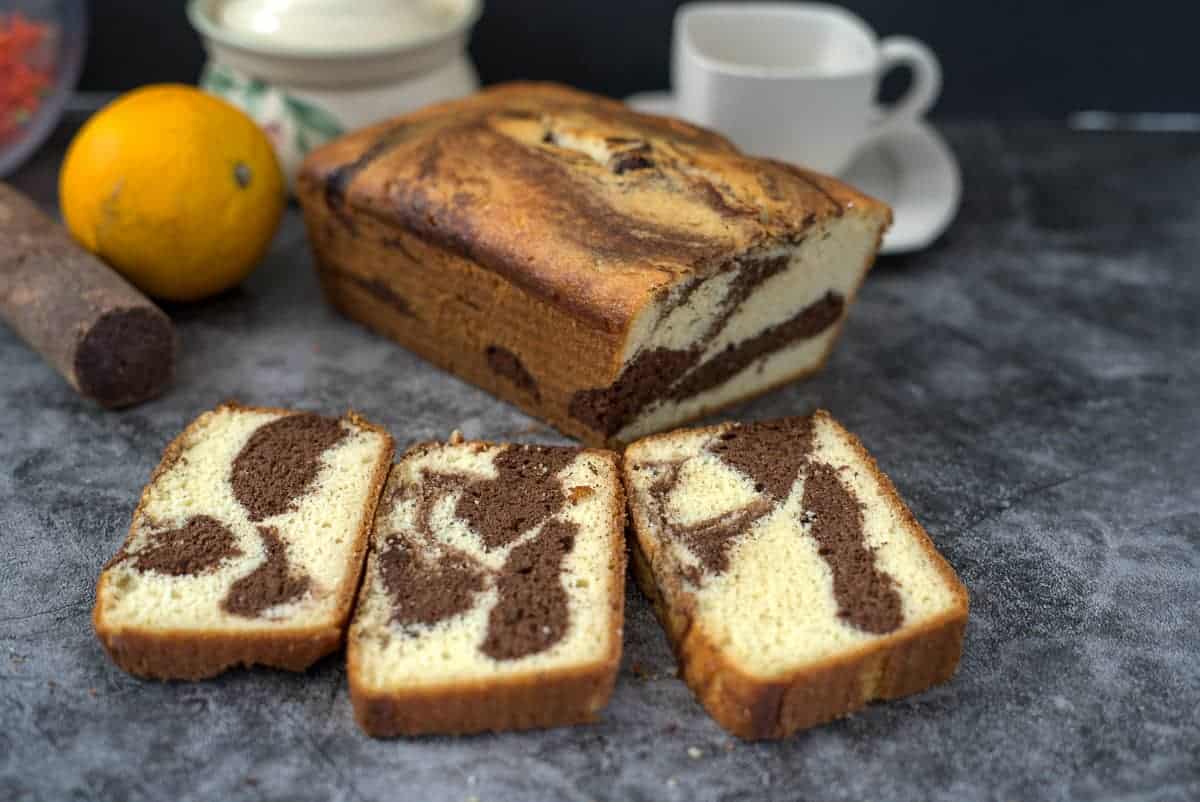 Vanilla Square Marble Cake, Packaging Type: Box, Weight: 250gm
