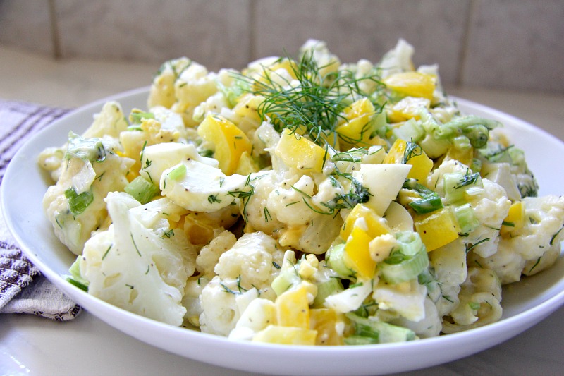 cauliflower egg salad