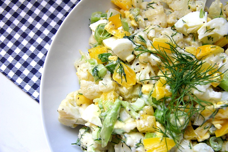 Keto Cauliflower Egg Salad - Divalicious Recipes