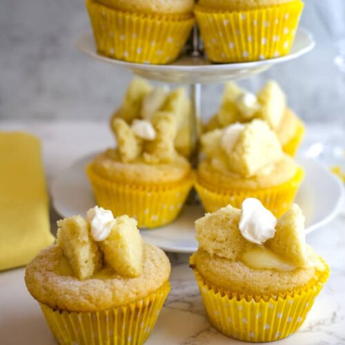 lemon curd cupcakes