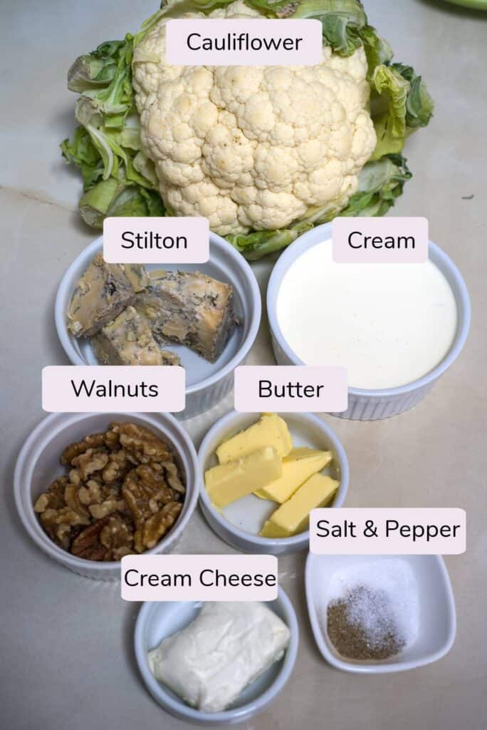 stilton cauliflower ingredients
