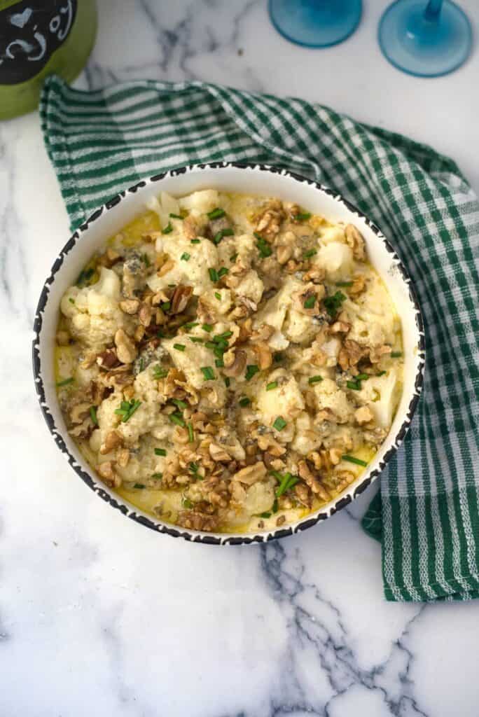 blue stilton cauliflower cheese