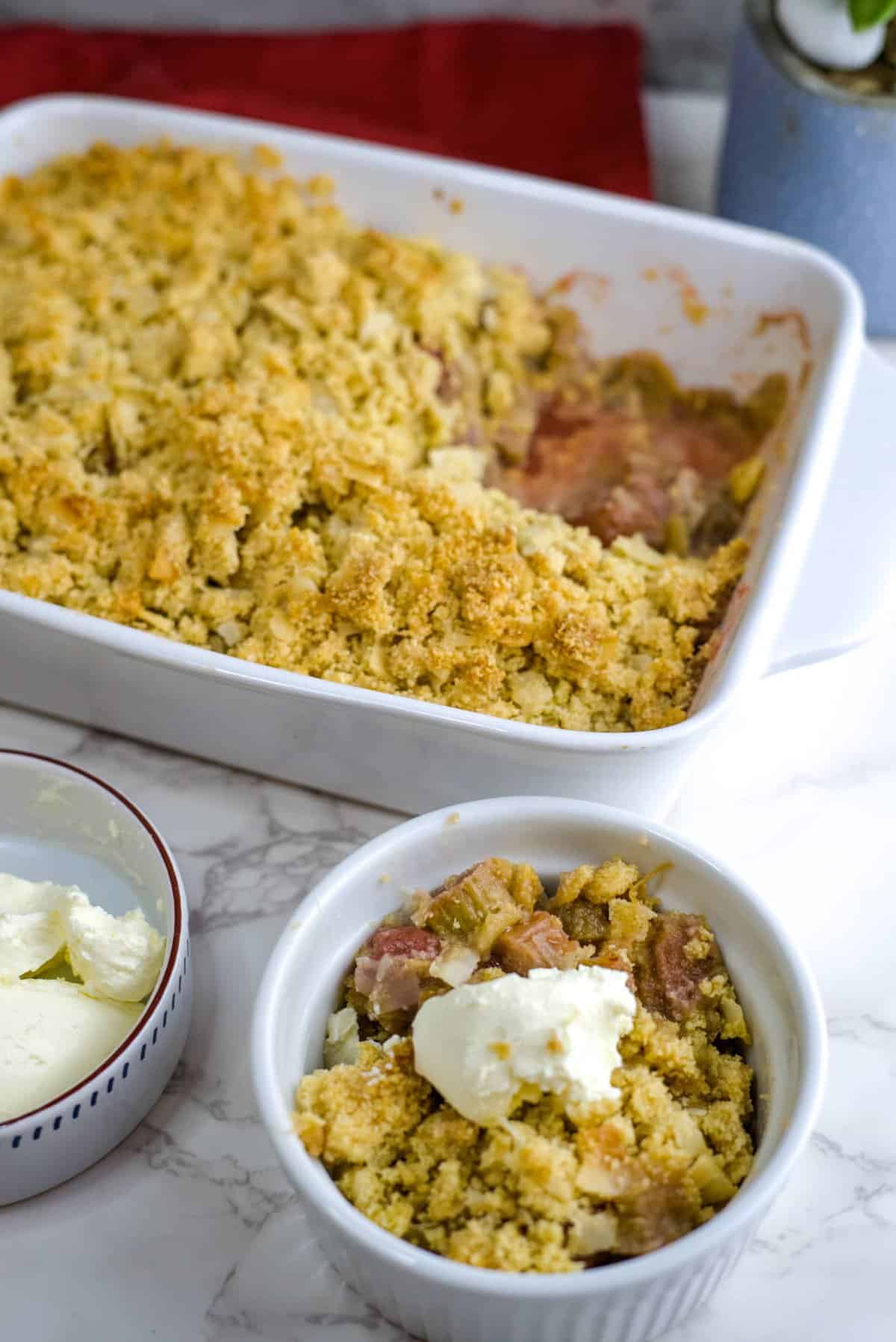 low carb crumble