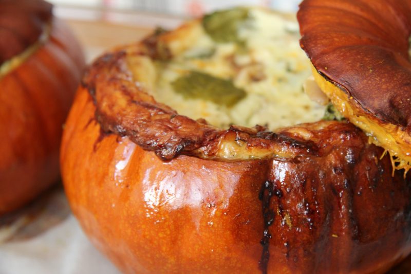 Cheese Stuffed Pumpkin - Divalicious Recipes