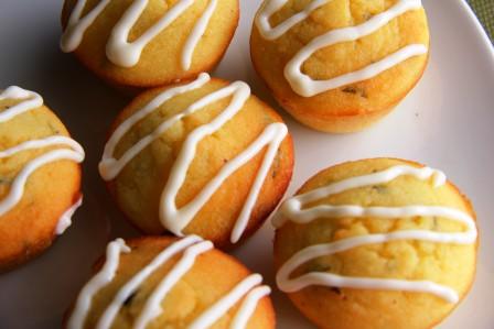 lemon basil muffins