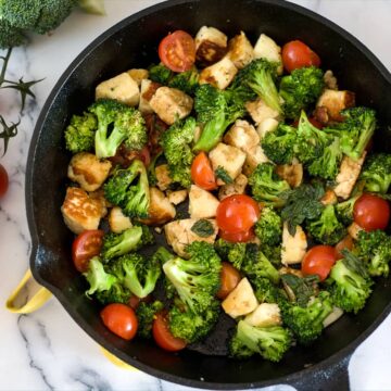 broccoli halloumi