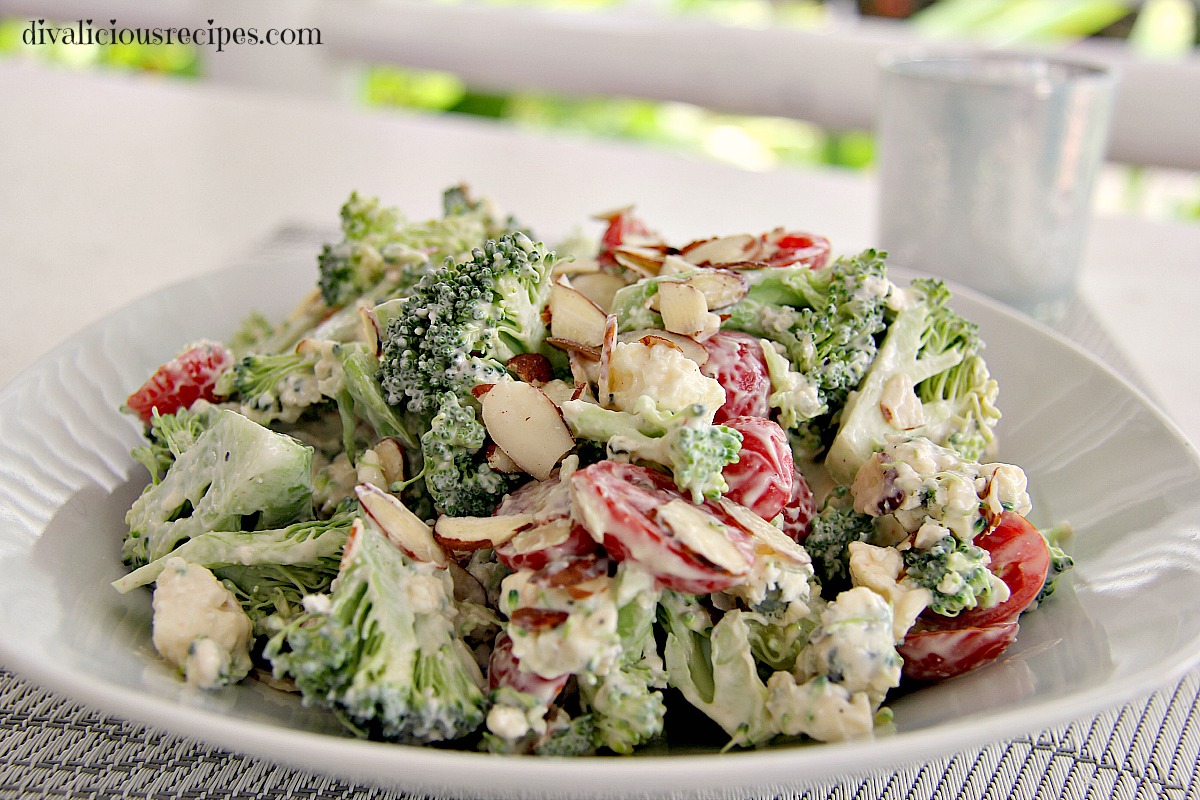 broccoli blue cheese salad