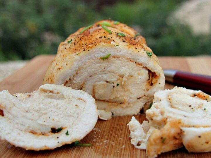 cajun spiced chicken breast roll