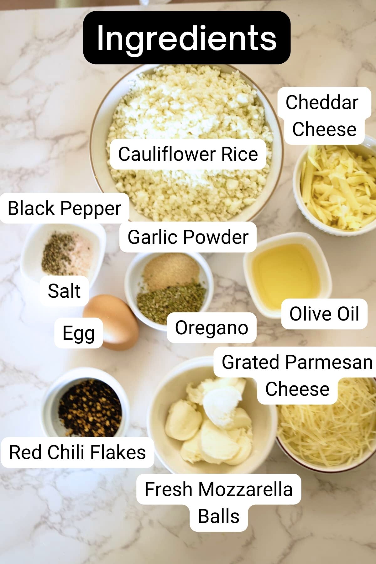 cauliflower arancini ingredients