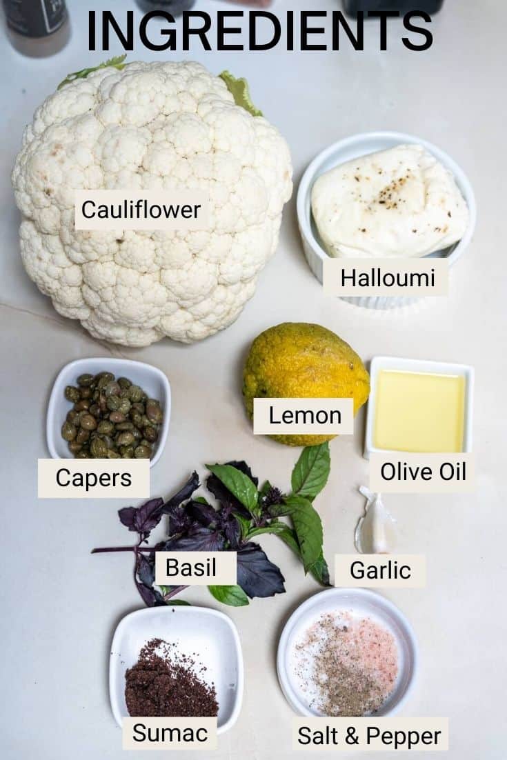 cauliflower ingredients