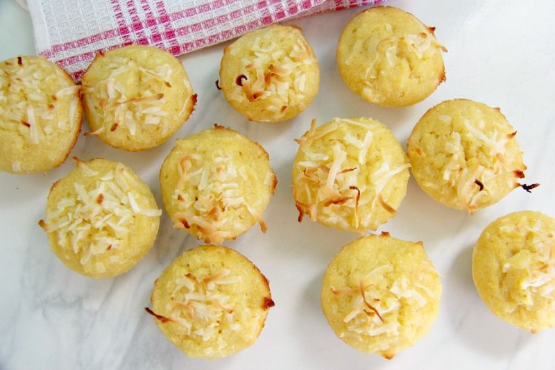 lemon coconut muffins