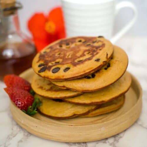 peanut flour pancakes
