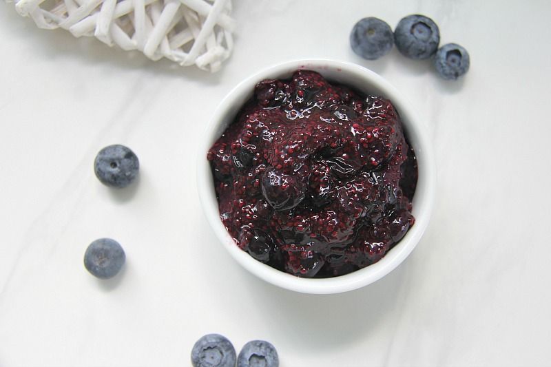Blueberry Chia Jam - Divalicious Recipes