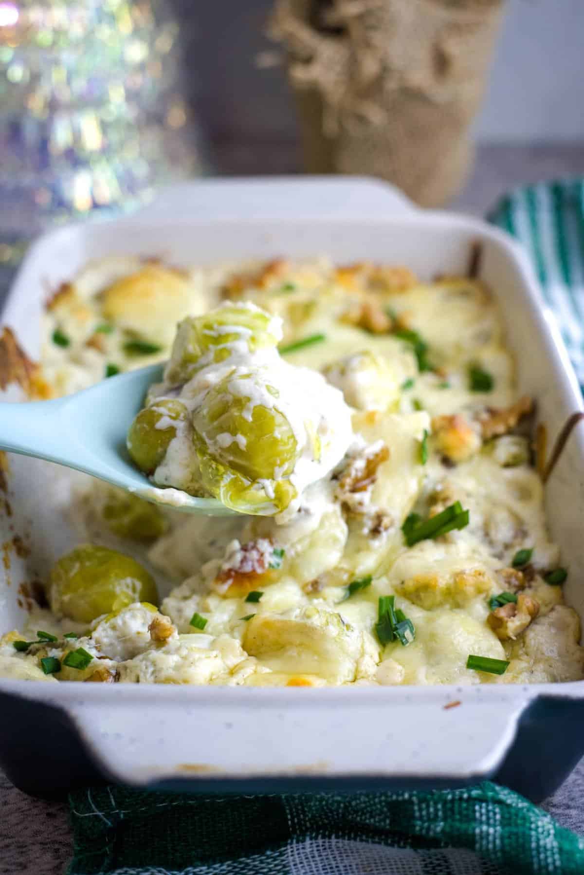 keto brussels sprouts casserole