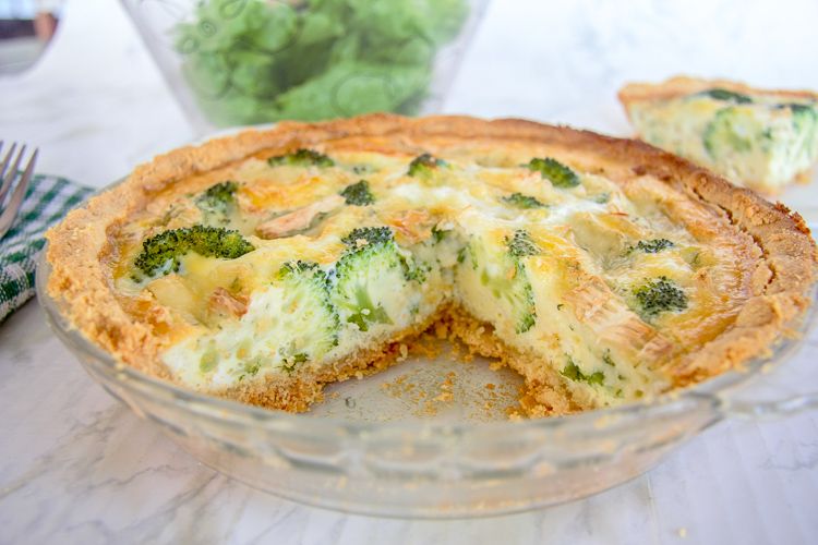 Broccoli Brie Quiche - Divalicious Recipes