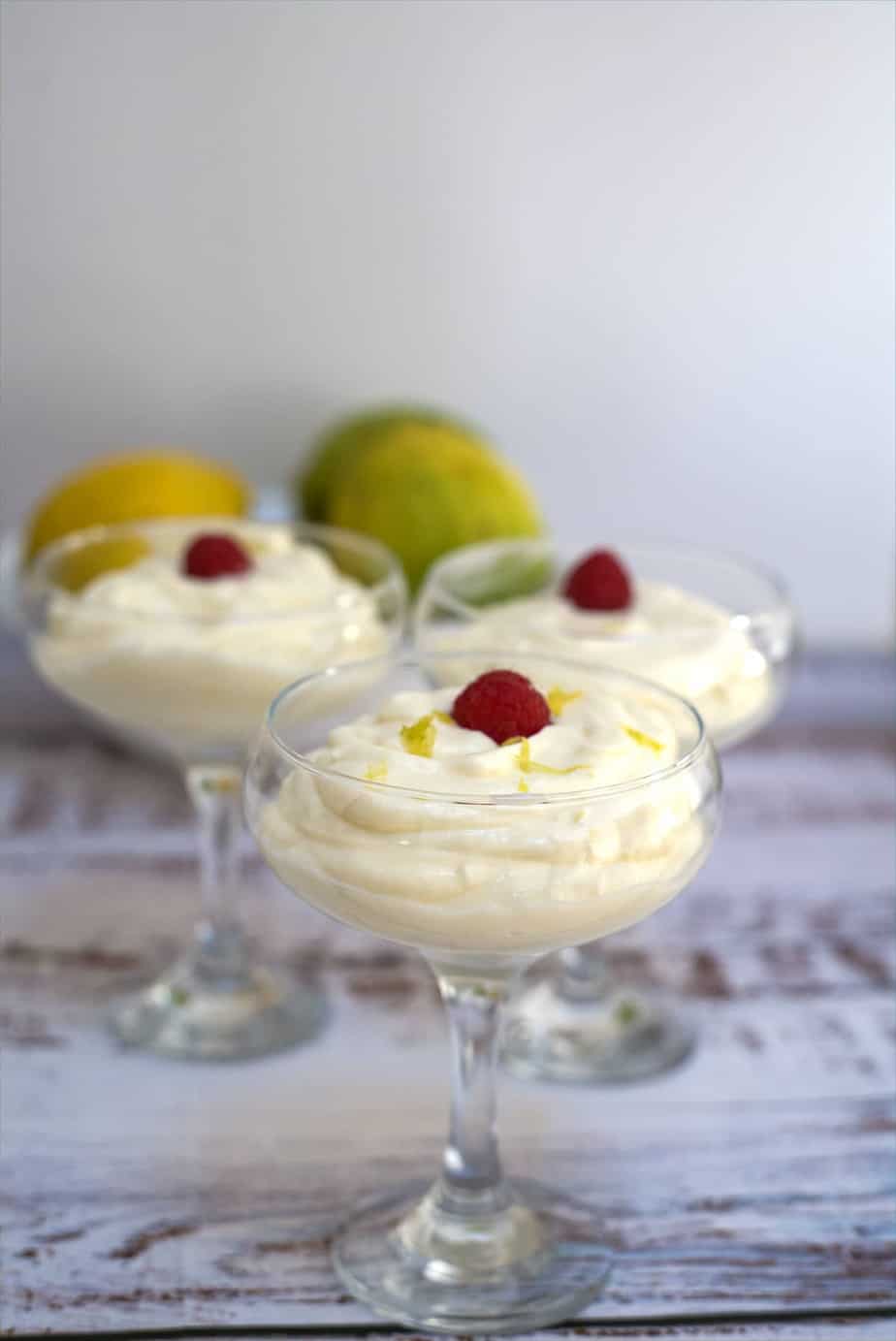 lemon cheesecake mousse