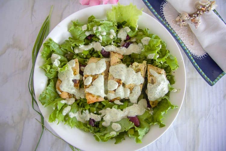 green goddess chicken salad