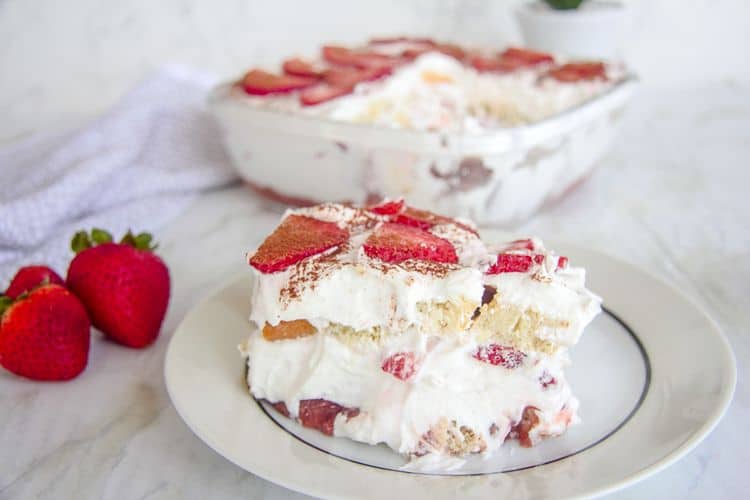 low carb strawberry tiramisu