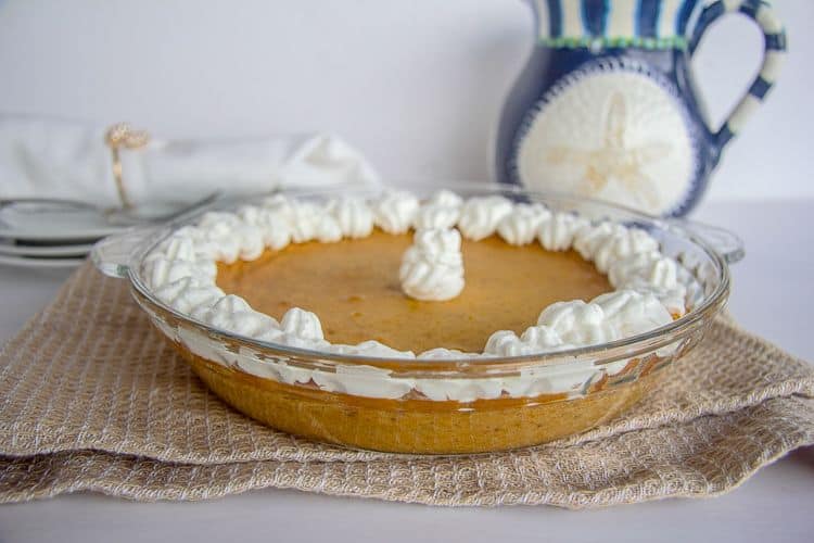 crustless pumpkin pie with mascarpone