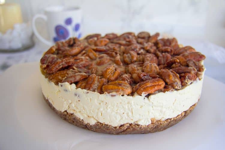 No Bake Keto Pecan Cheesecake [with Video] - Divalicious Recipes