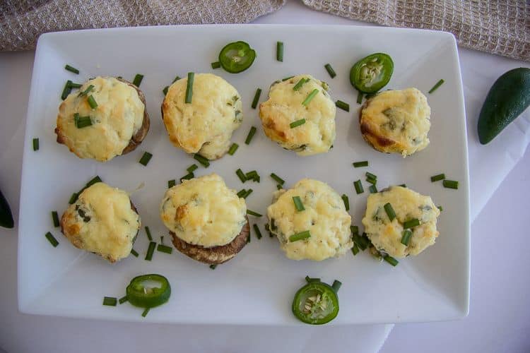 stuffed mushrooms with jalapeno and cream cheese