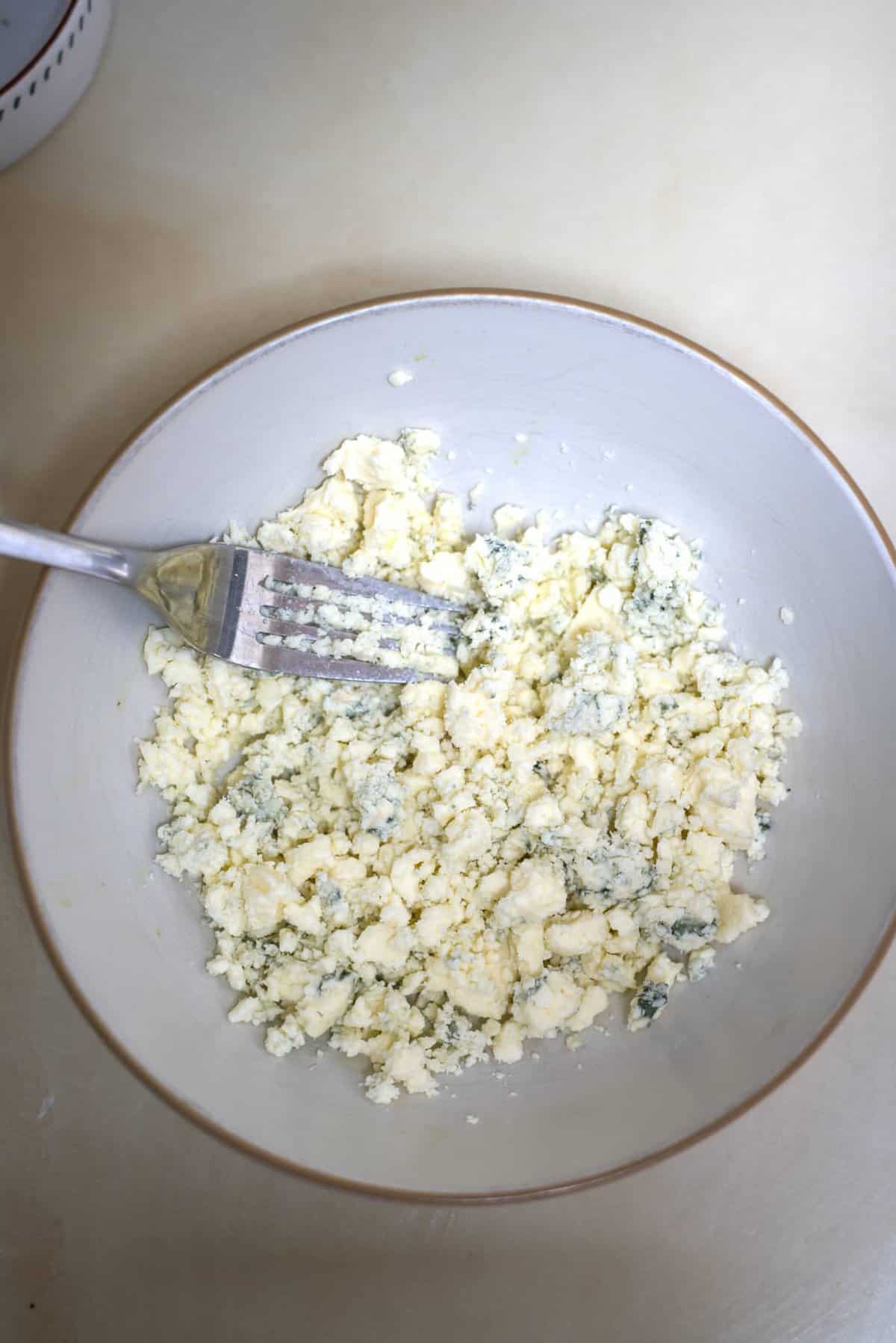 mash blue cheese