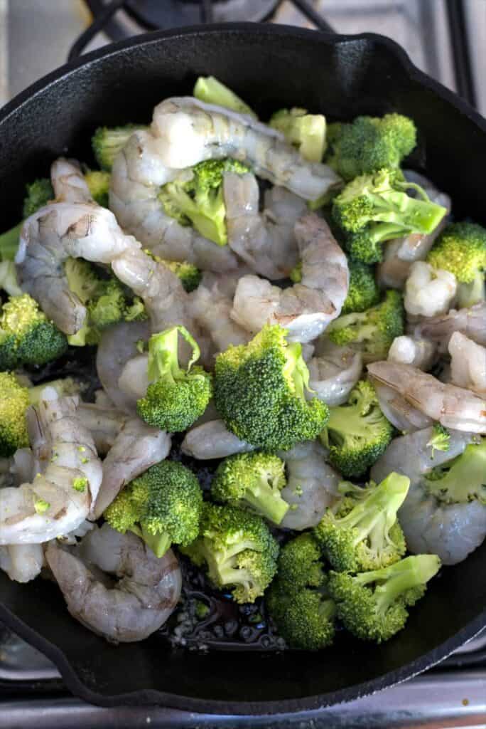 shrimp and broccoli