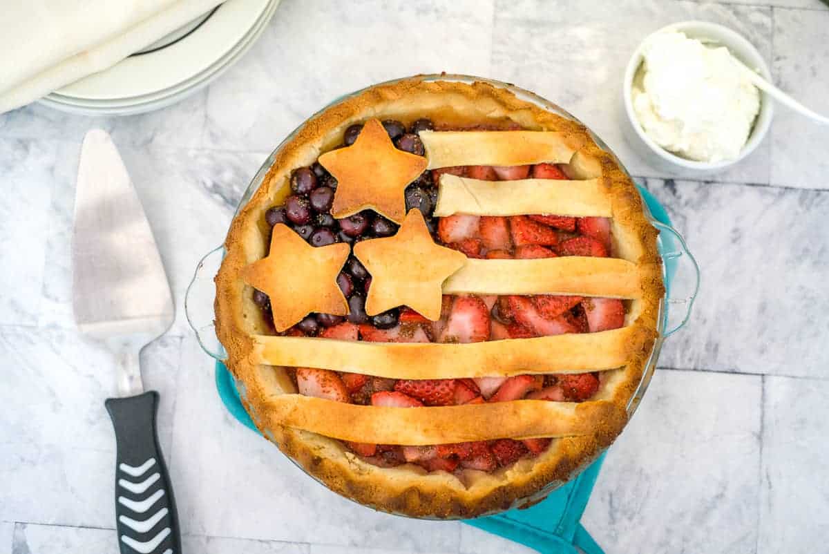 Strawberry Blueberry Pie - Divalicious Recipes