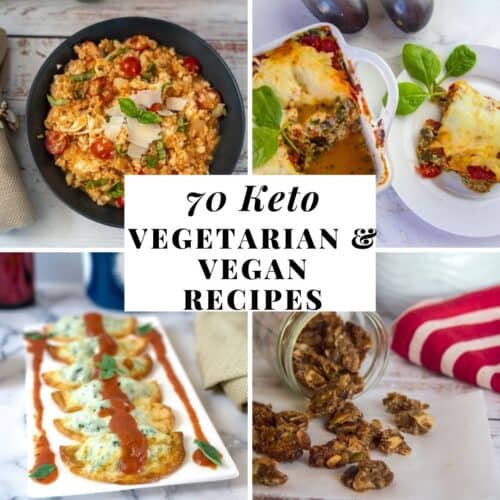 70 keto vegetarian recipe collection