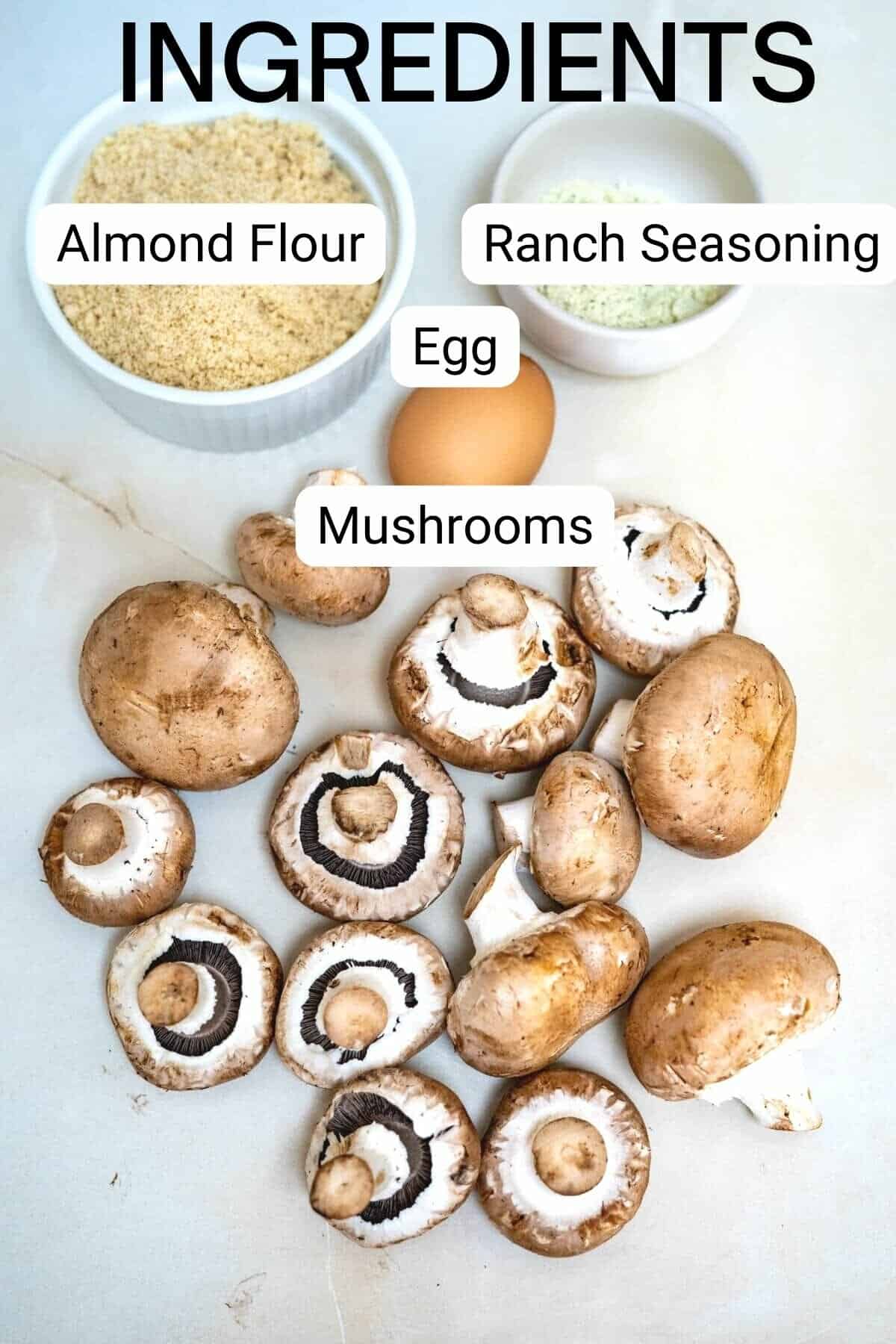 air fryer mushroom ingredients