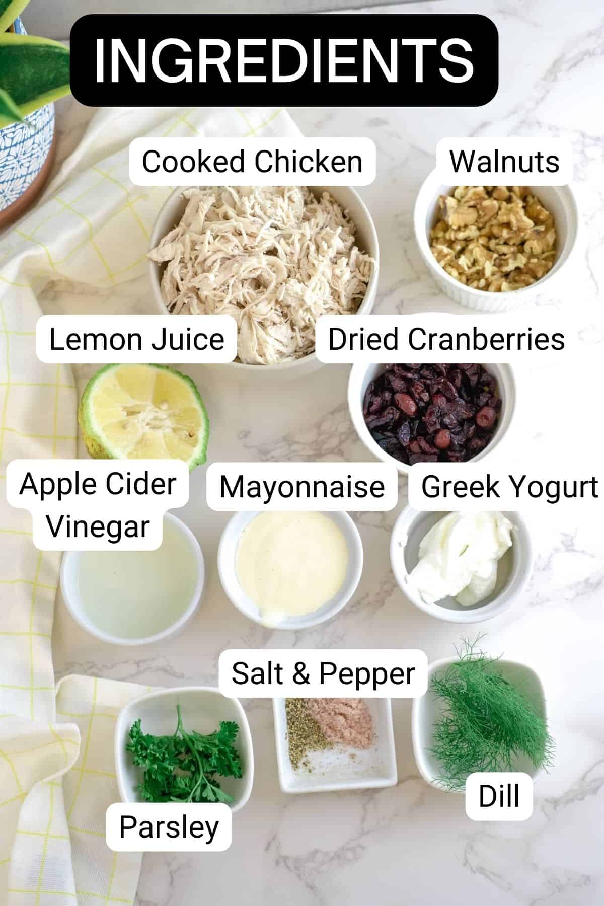 chicken salad ingredients