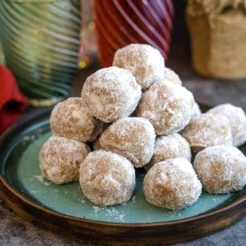 keto snowball cookies