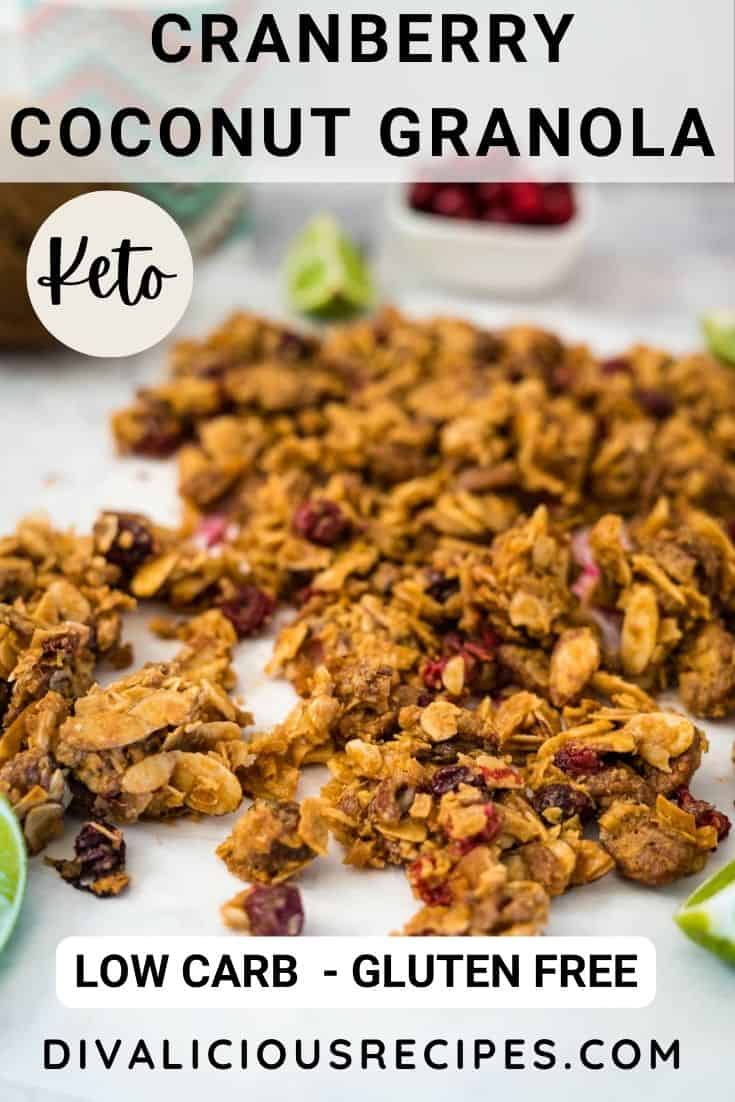 Cranberry Coconut Granola - Divalicious Recipes