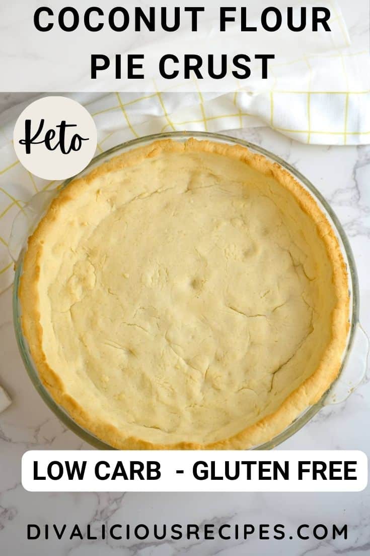 Coconut Flour Pie Crust - Divalicious Recipes