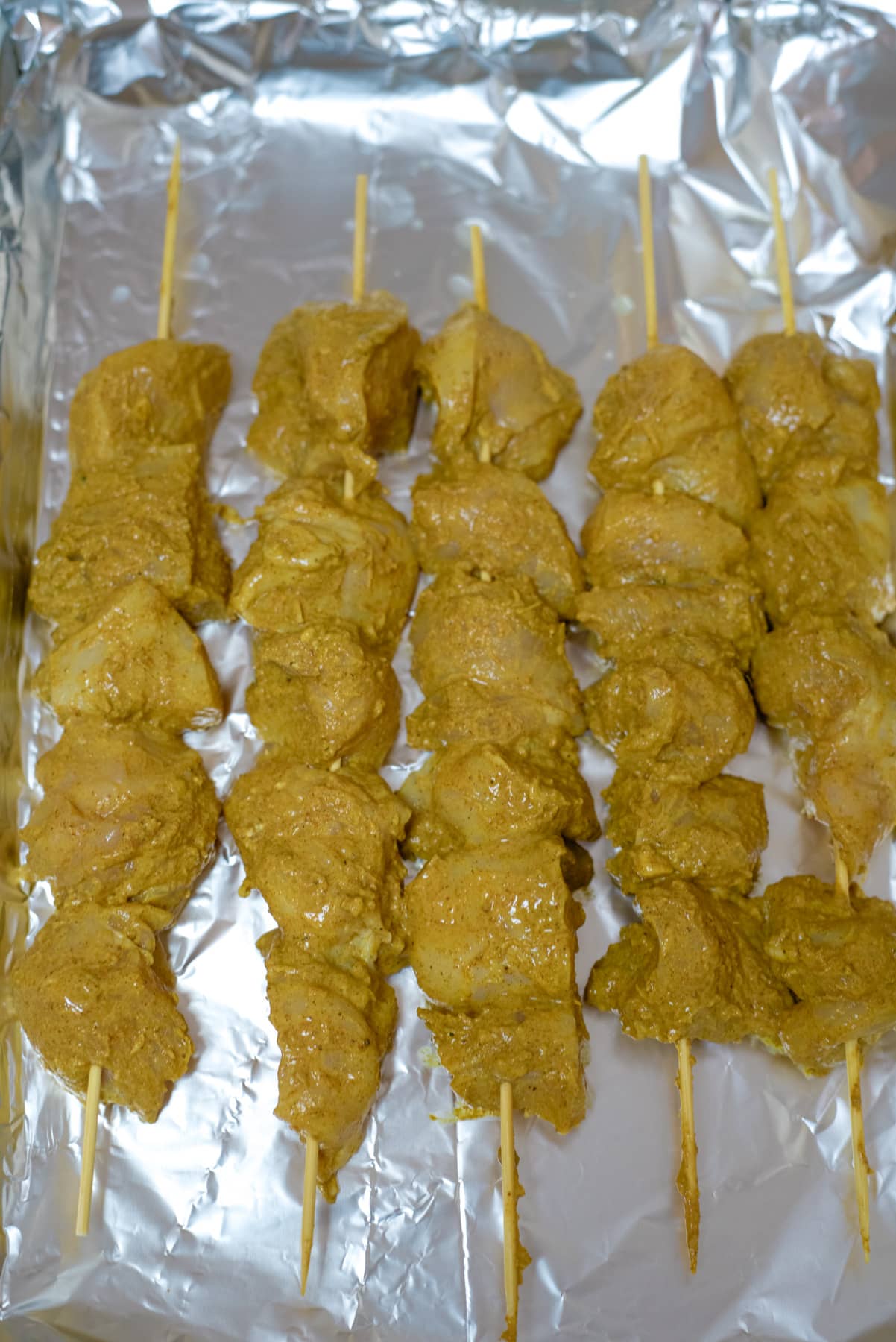 chicken on a skewers