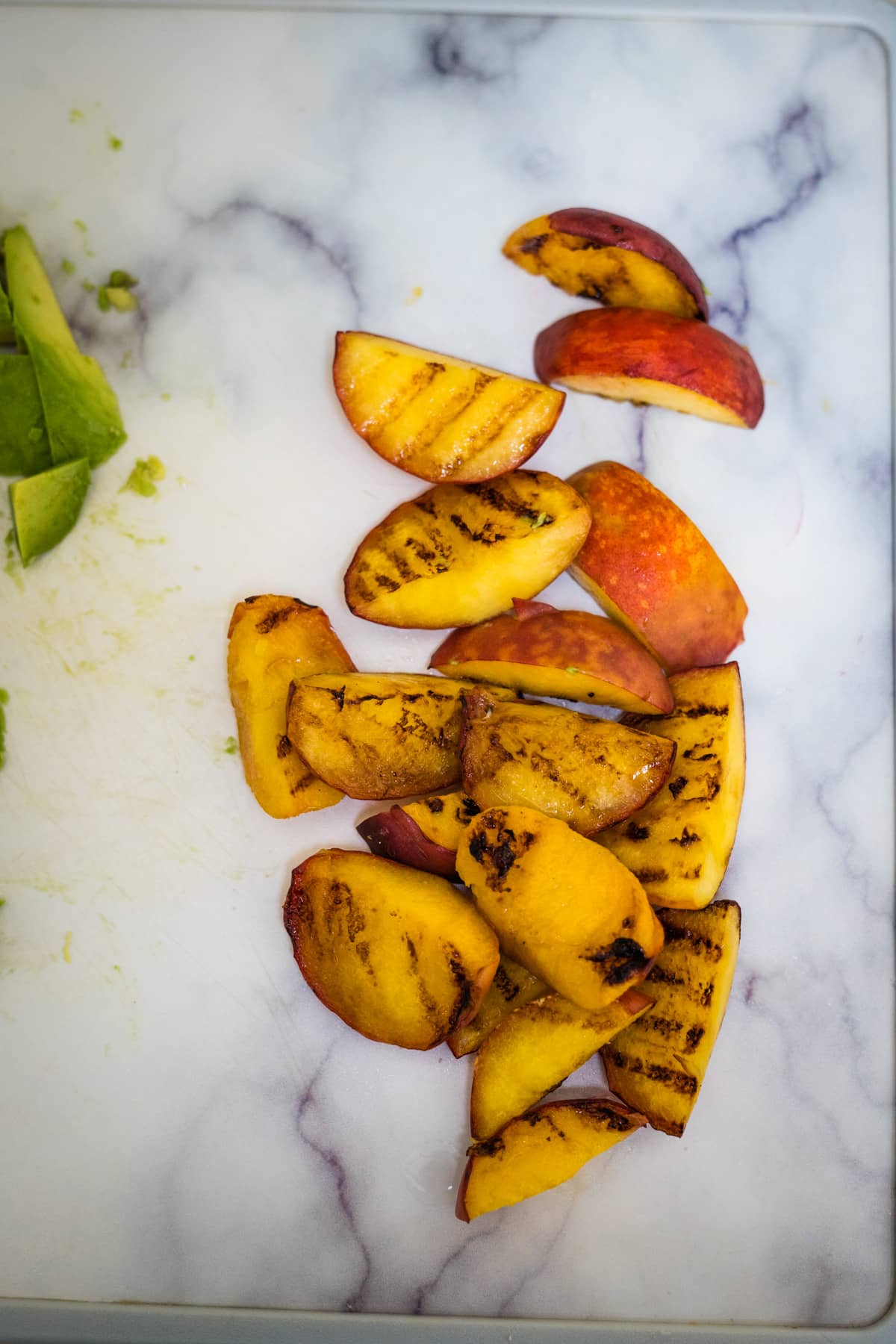 grilled peaches