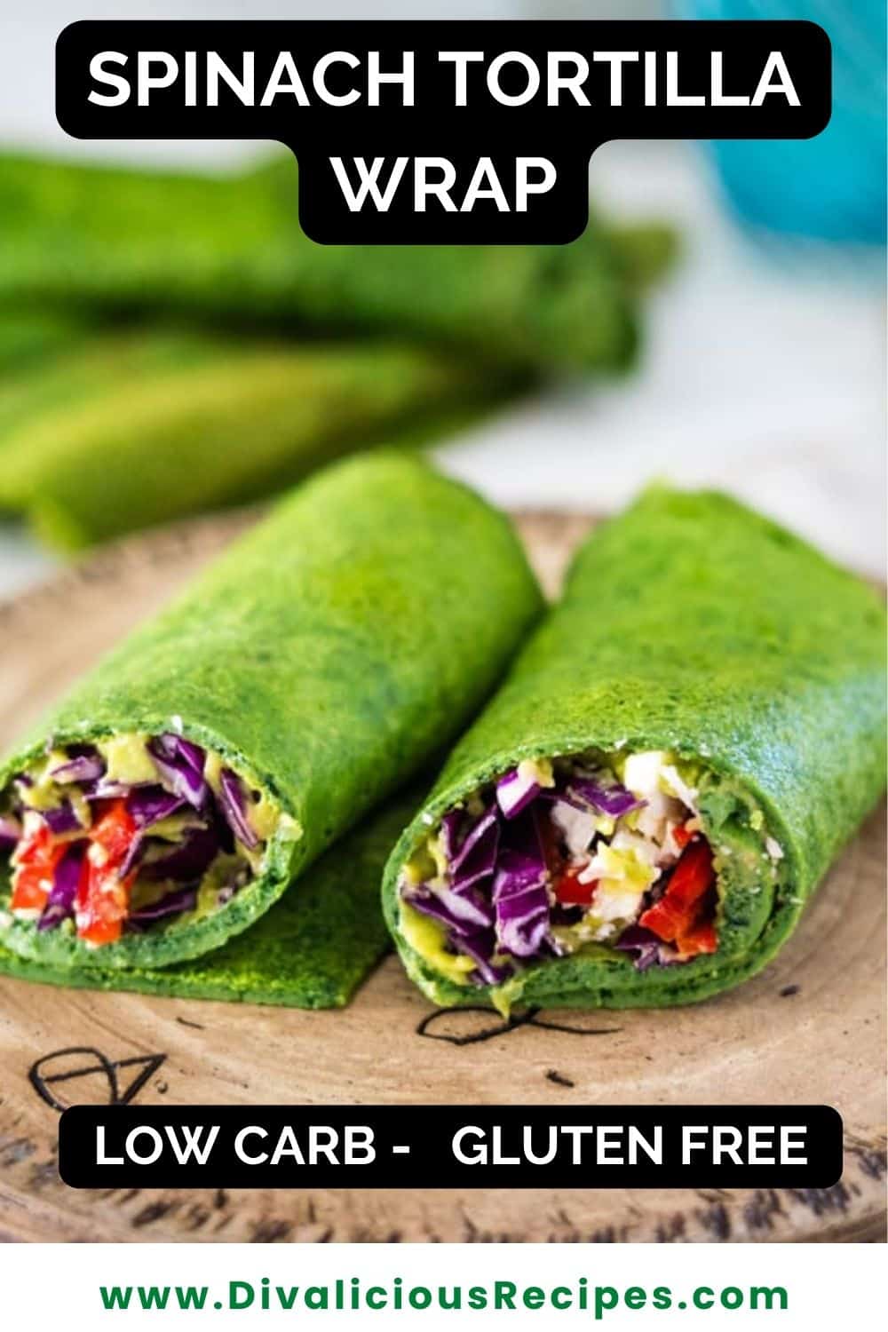 Spinach Egg Wrap