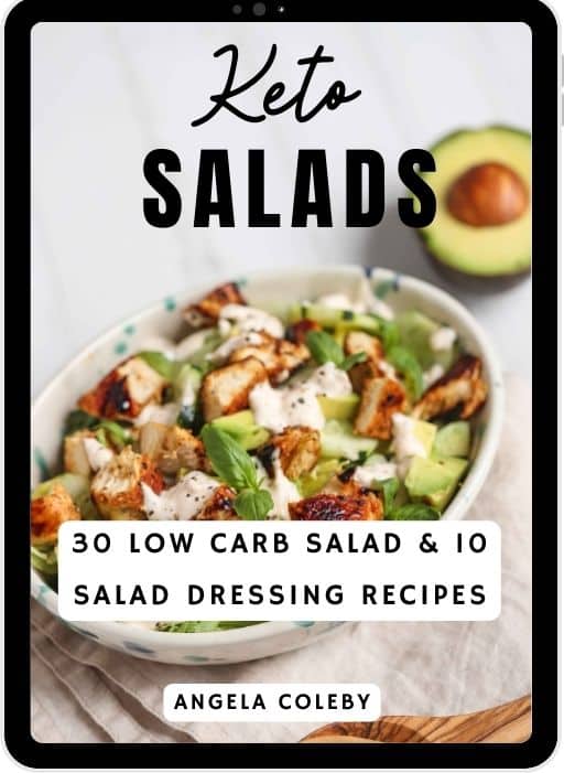 keto salad ebook cover