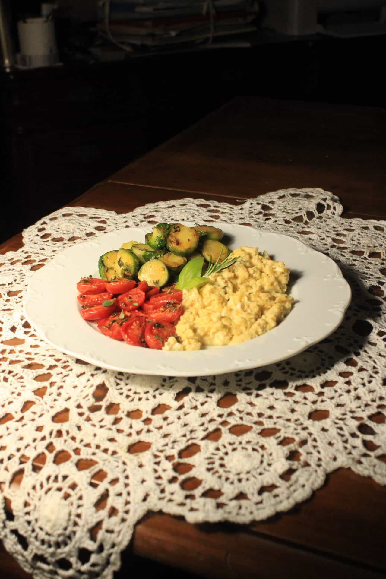 Cottage Cheese Scrambled Eggs