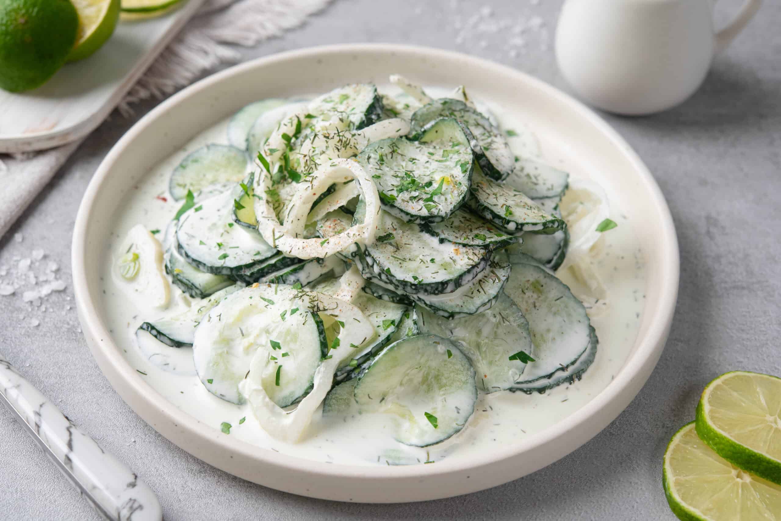 Creamy Cucumber Salad