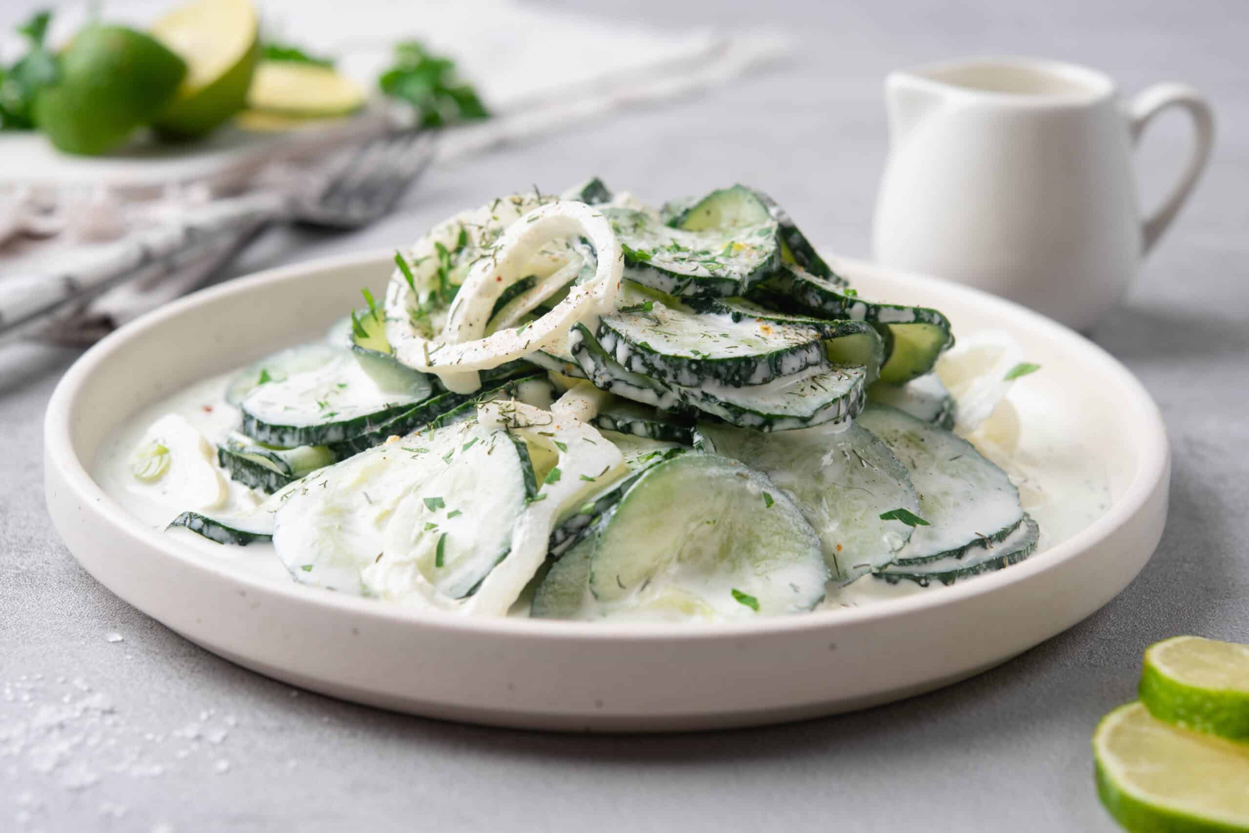 Creamy Cucumber Salad