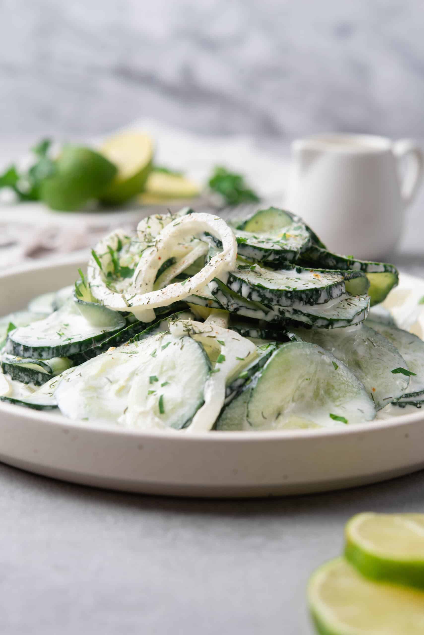 Creamy Cucumber Salad